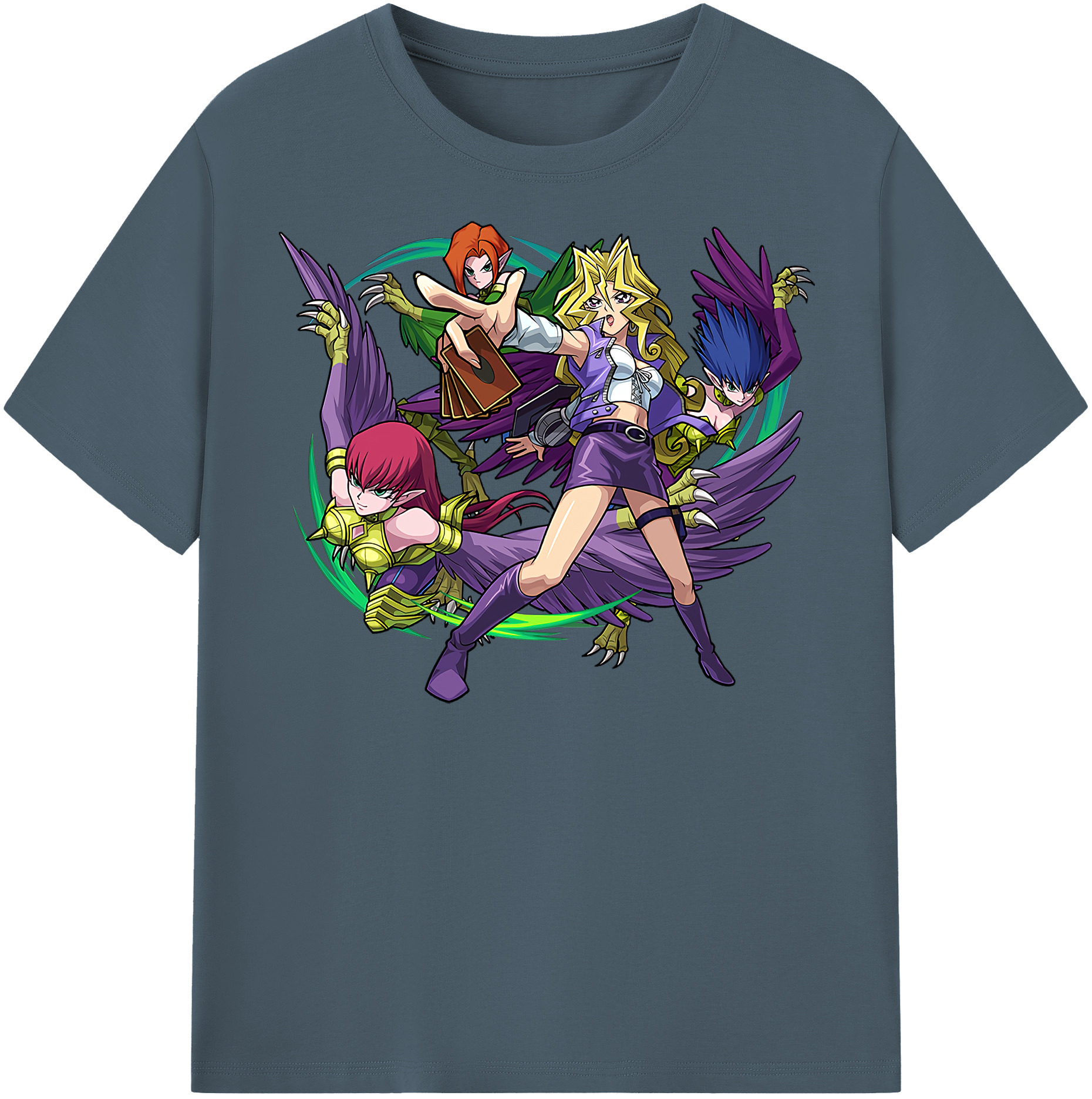 （画像用） 遊☆戯☆王 Yu-Gi-Oh! 綿100％半袖Tシャツ（フロントプリント）
